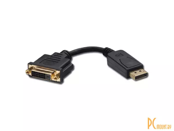 Переходник DP->DVI  Display port(M) To DVI(F) 20cm black